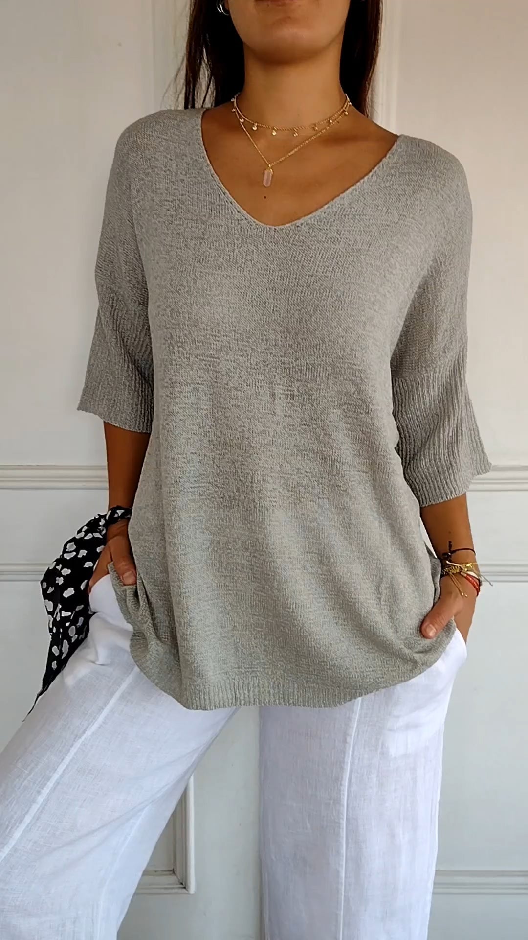 Rosamunde - Elegant Gebreid Shirt voor Dames
