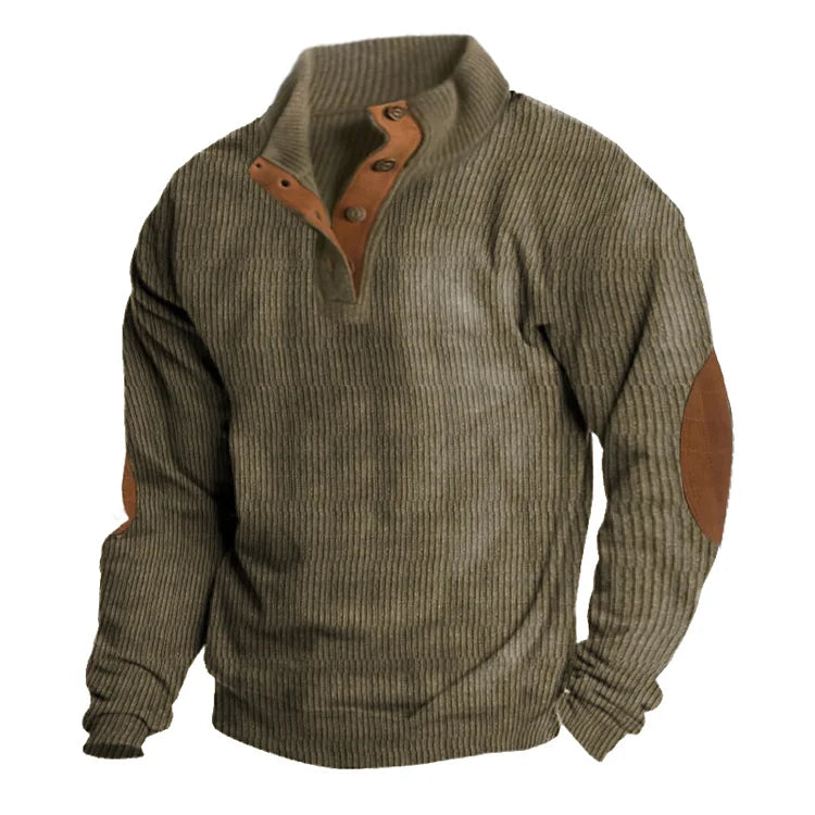 Markus - Comfortabel Sweatshirt met Opstaande Kraag voor Heren