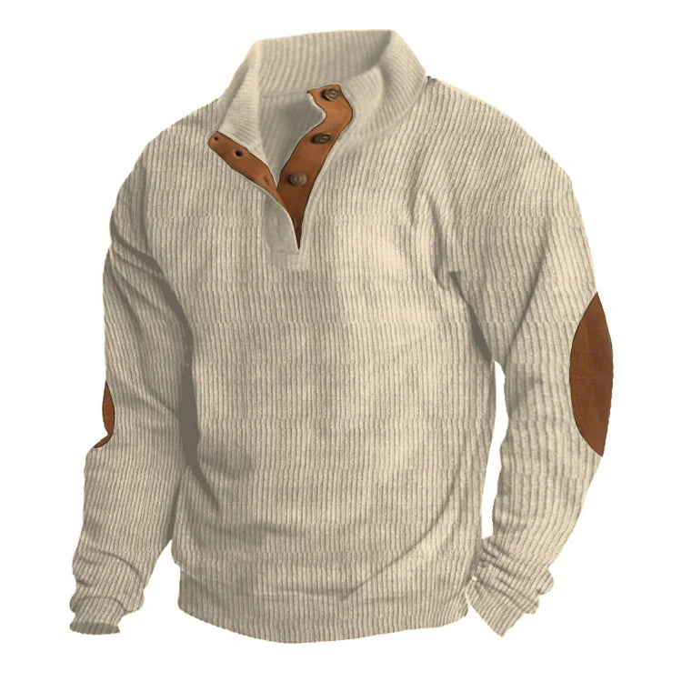 Markus - Comfortabel Sweatshirt met Opstaande Kraag voor Heren