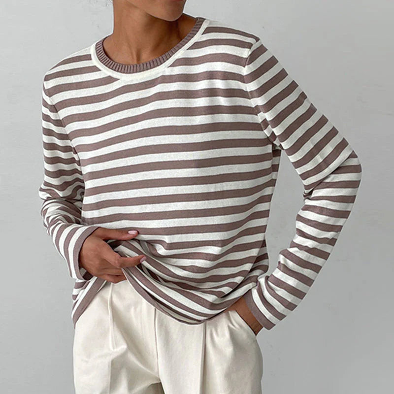 Alice - Elegante Gestreepte Blouse