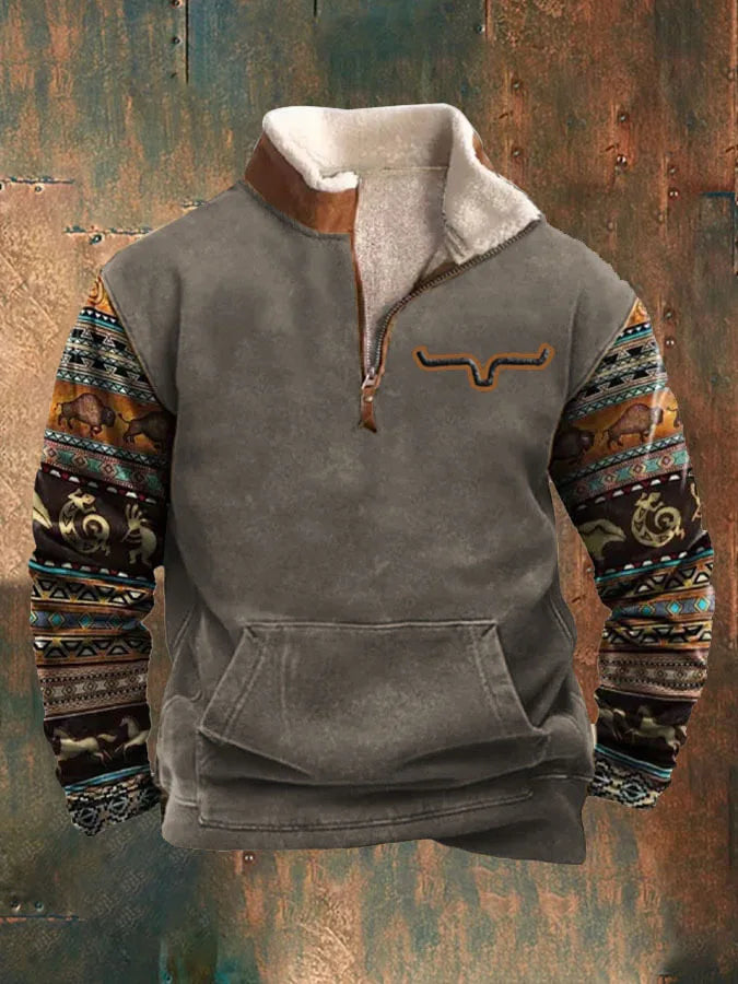 Martin - Stijlvolle Viertel-Zip-Trui voor Heren